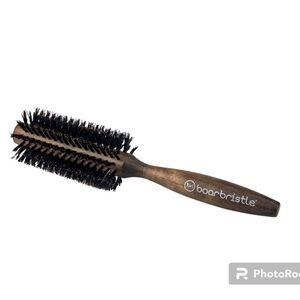 Tiri 50mm professional boar bristle wooden handle round  brush NEW